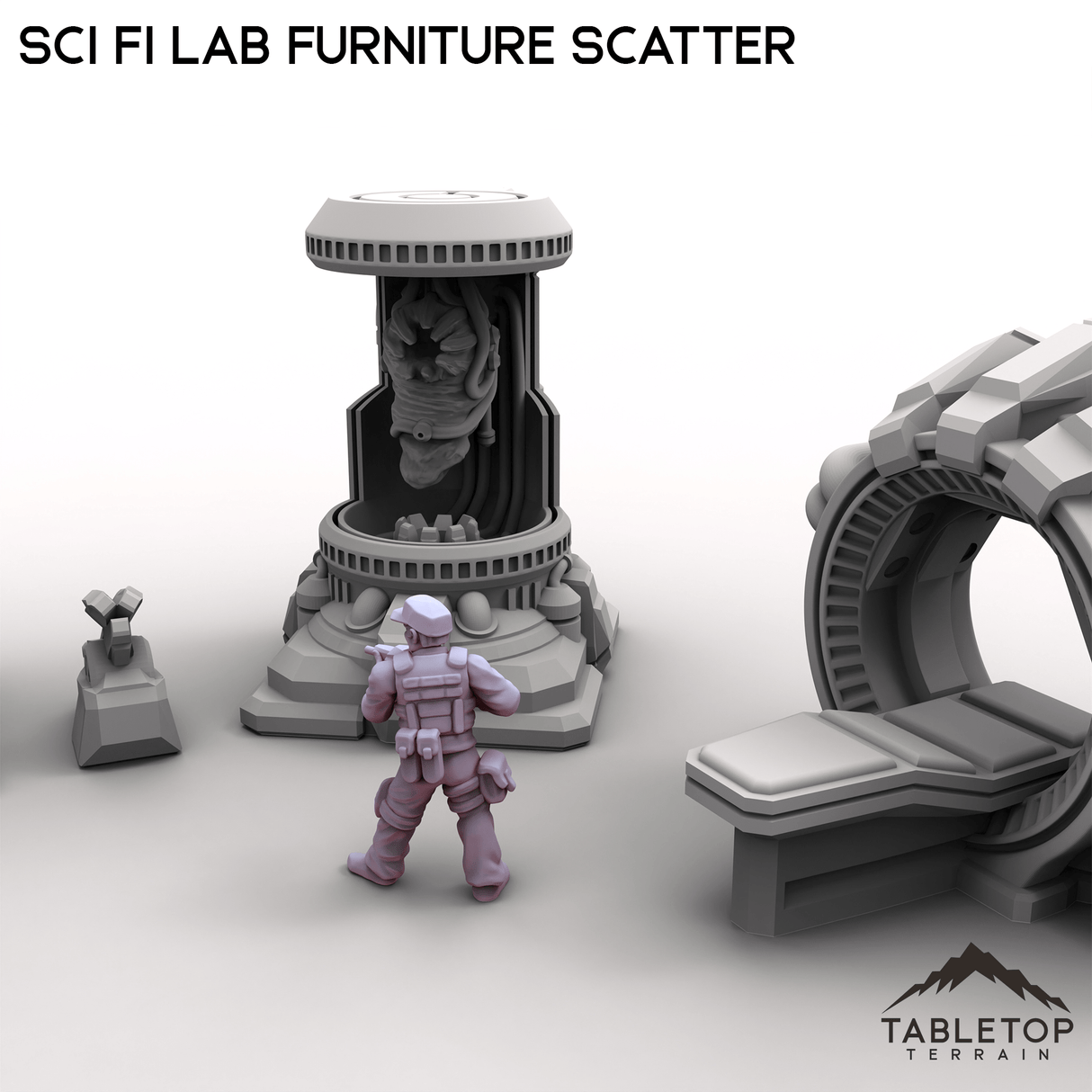 Tabletop Terrain Scatter Terrain Sci Fi Lab Furniture Scatter