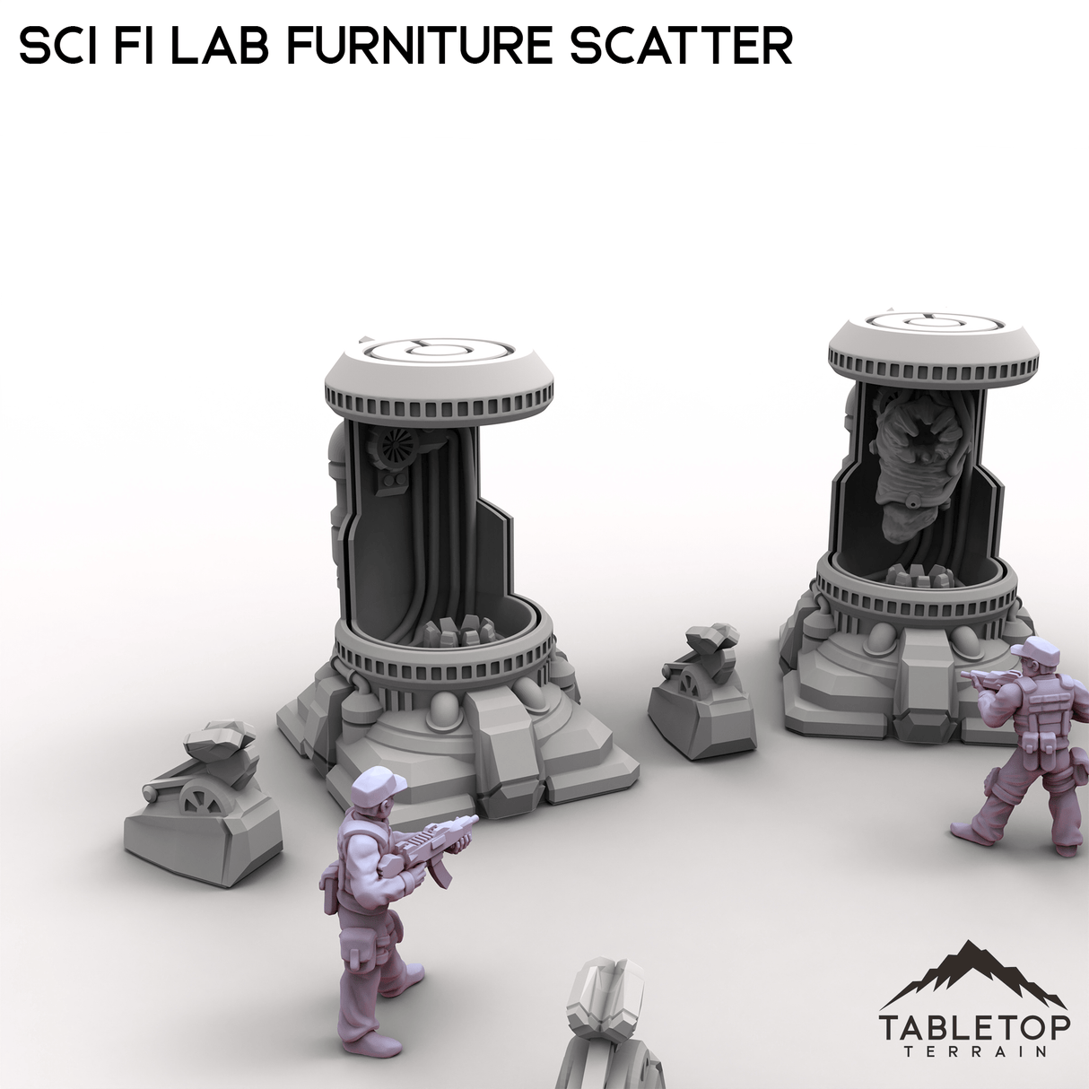Tabletop Terrain Scatter Terrain Sci Fi Lab Furniture Scatter