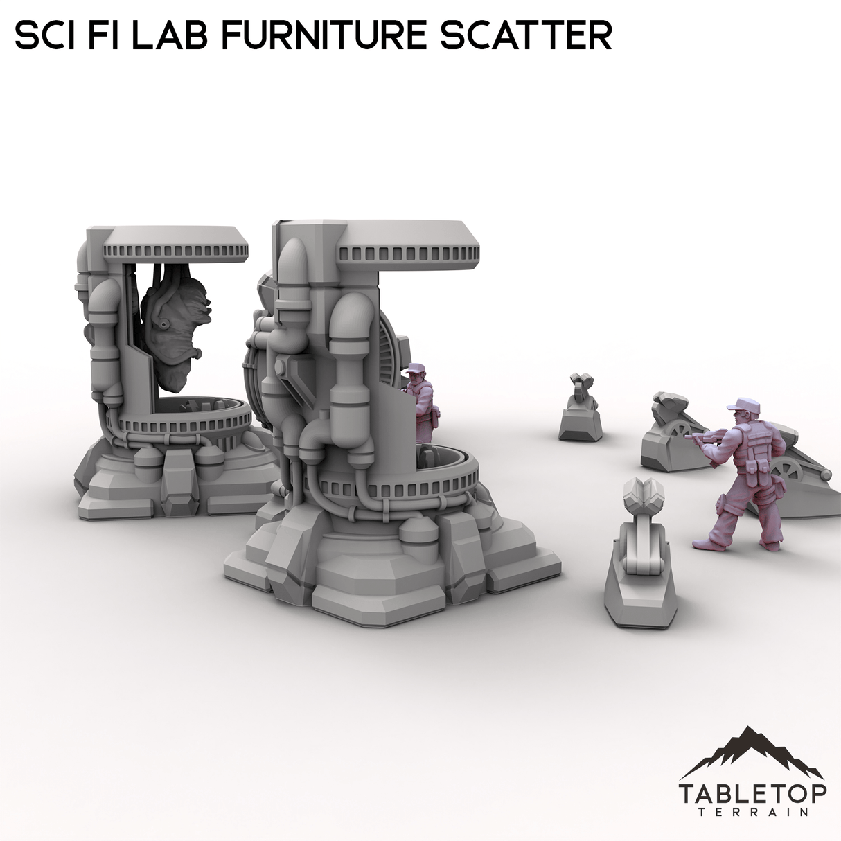 Tabletop Terrain Scatter Terrain Sci Fi Lab Furniture Scatter
