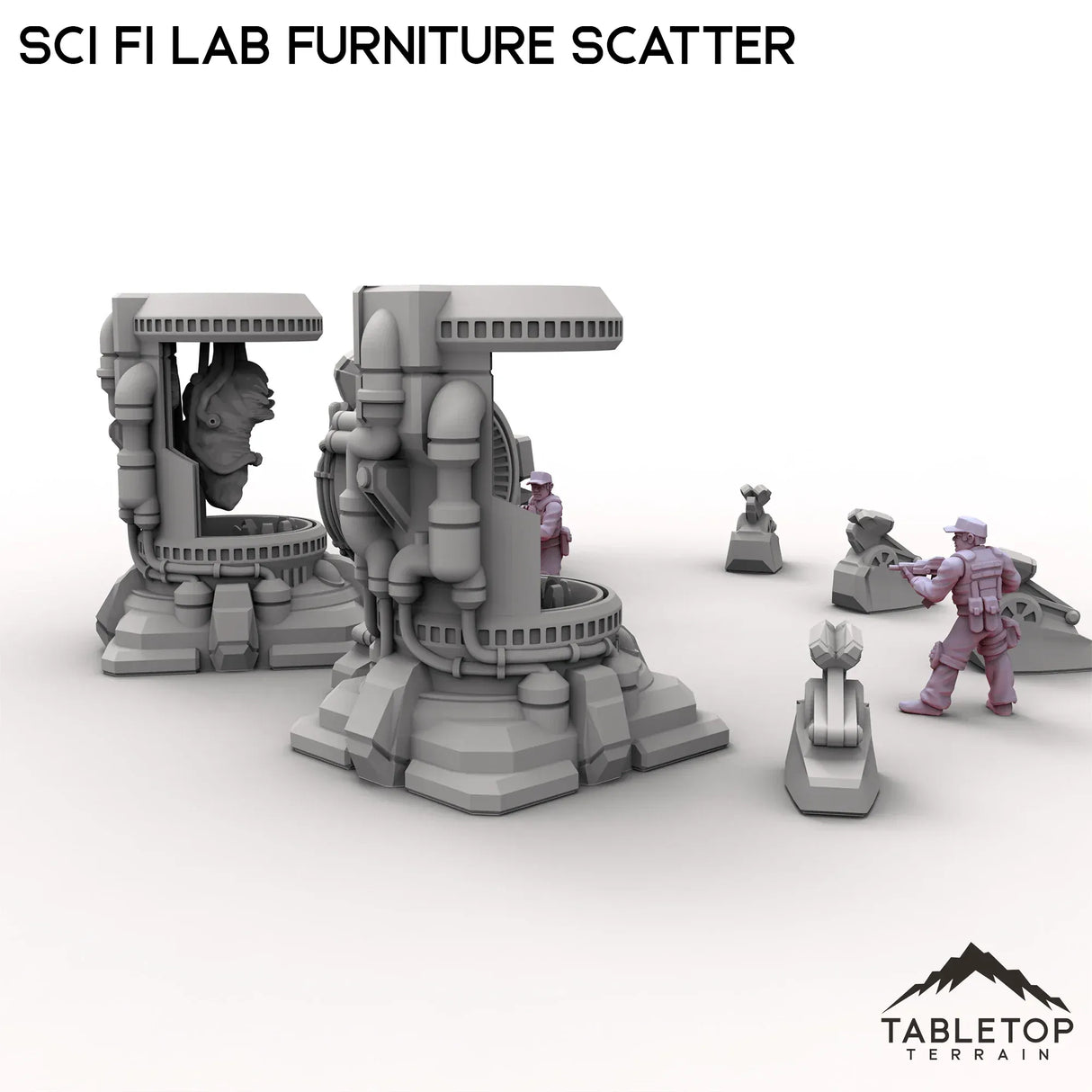 Tabletop Terrain Scatter Terrain Sci Fi Lab Furniture Scatter