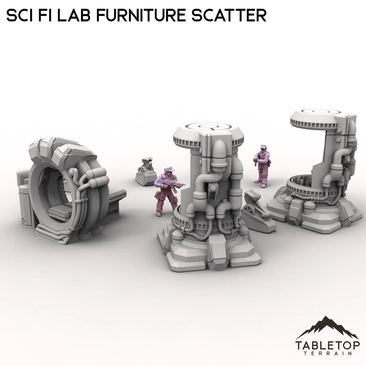 Tabletop Terrain Scatter Terrain Sci Fi Lab Furniture Scatter