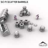 Tabletop Terrain Scatter Terrain Sci Fi Scatter Barrels