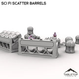 Tabletop Terrain Scatter Terrain Sci Fi Scatter Barrels