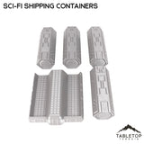 Tabletop Terrain Scatter Terrain Sci-Fi Shipping Containers