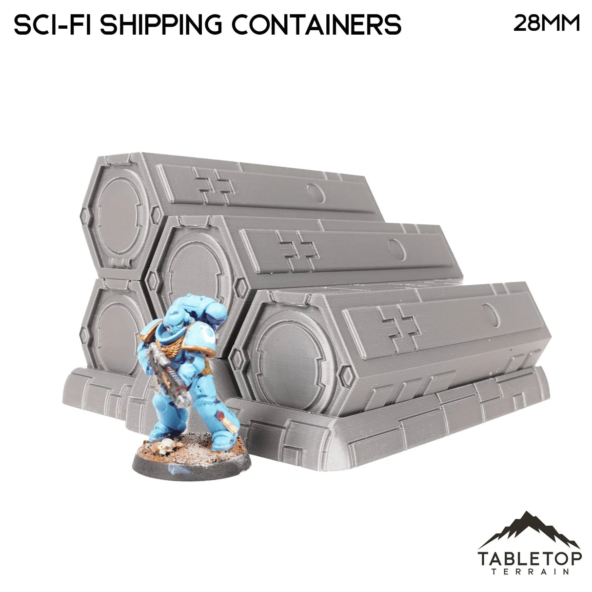 Tabletop Terrain Scatter Terrain Sci-Fi Shipping Containers