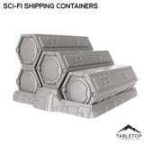 Tabletop Terrain Scatter Terrain Sci-Fi Shipping Containers