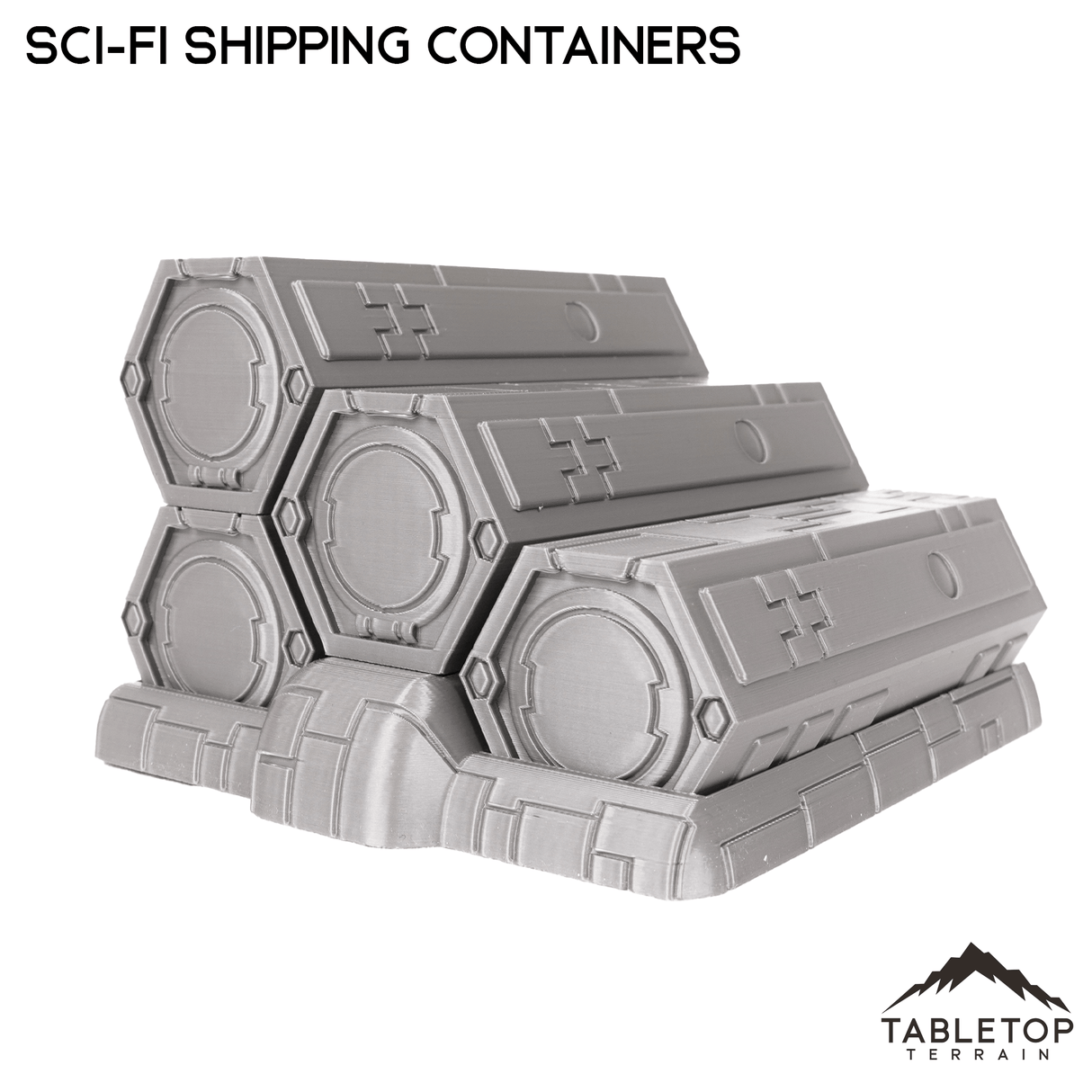 Tabletop Terrain Scatter Terrain Sci-Fi Shipping Containers - Scatter Terrain