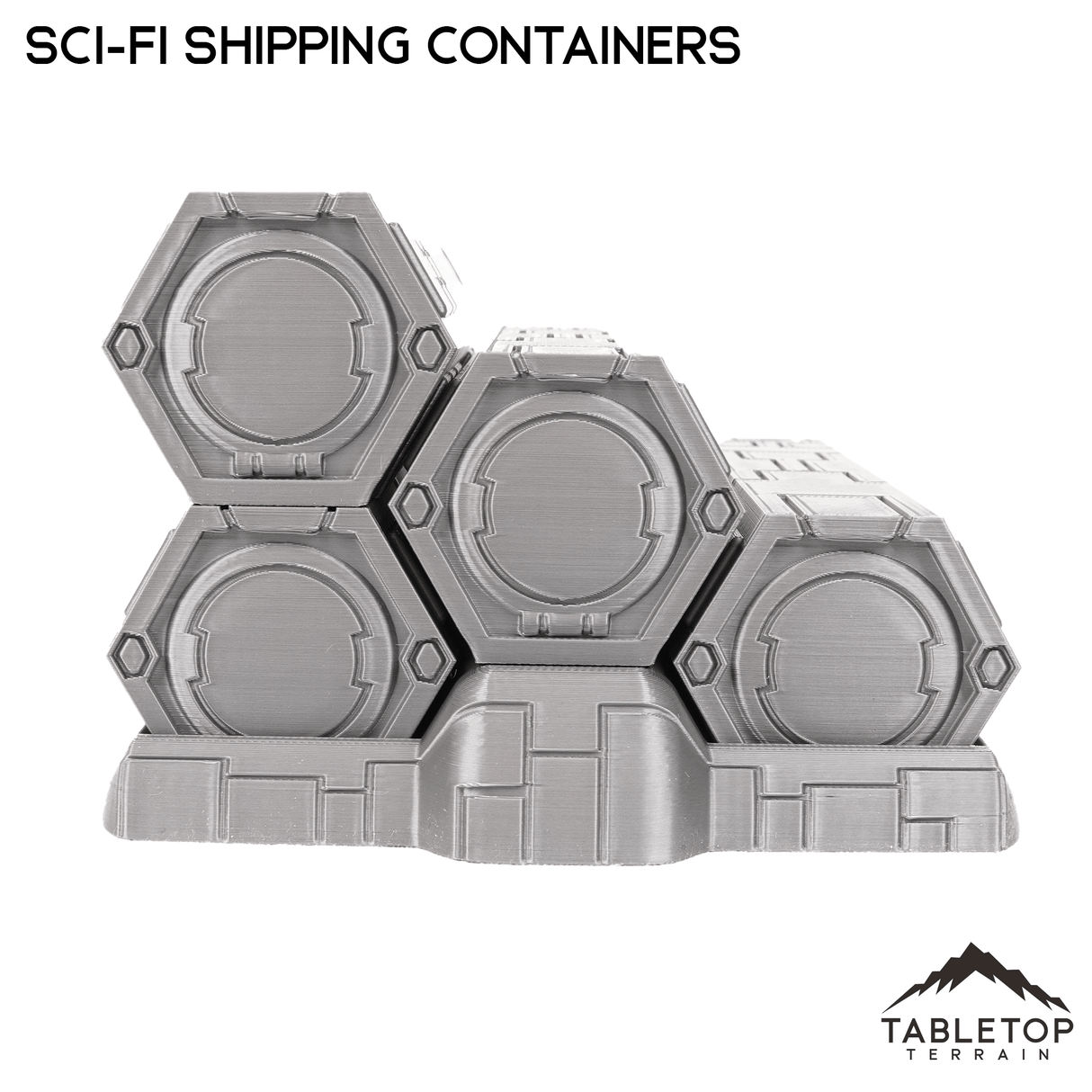 Tabletop Terrain Scatter Terrain Sci-Fi Shipping Containers - Scatter Terrain