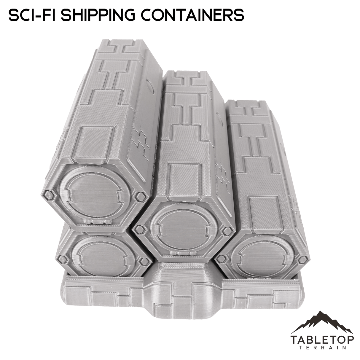 Tabletop Terrain Scatter Terrain Sci-Fi Shipping Containers - Scatter Terrain