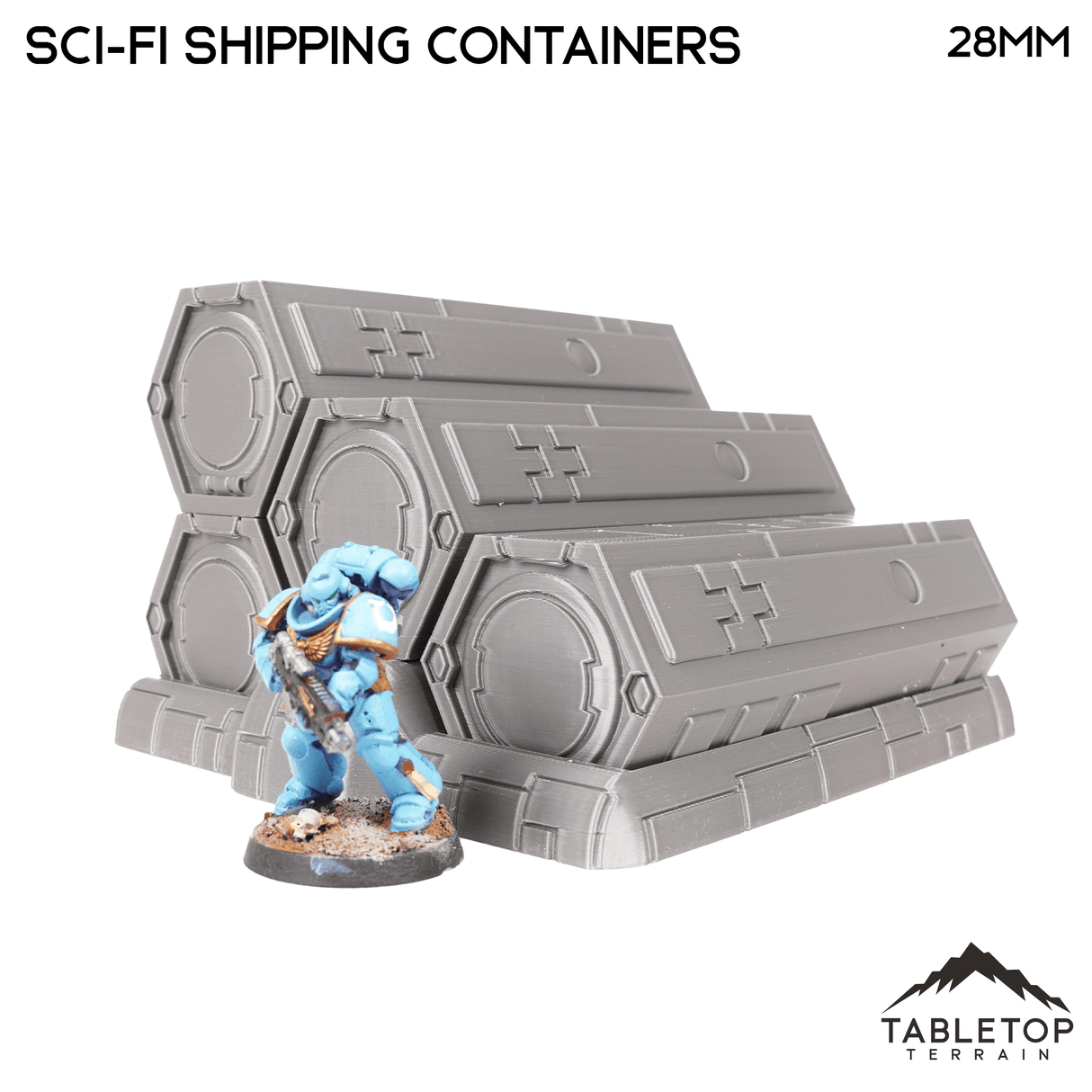 Tabletop Terrain Scatter Terrain Sci-Fi Shipping Containers - Scatter Terrain