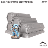 Tabletop Terrain Scatter Terrain Sci-Fi Shipping Containers - Scatter Terrain