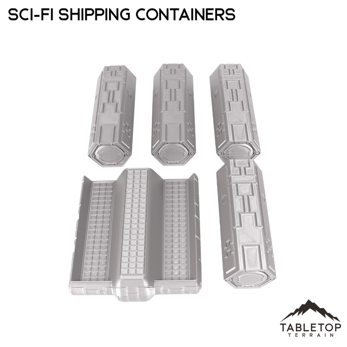 Tabletop Terrain Scatter Terrain Sci-Fi Shipping Containers - Scatter Terrain