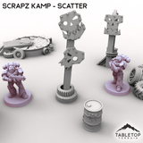 Tabletop Terrain Scatter Terrain Scrapz Kamp - Scatter