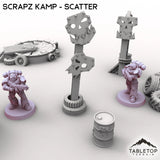 Tabletop Terrain Scatter Terrain Scrapz Kamp - Scatter