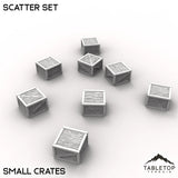 Tabletop Terrain Scatter Terrain Small Crates / 32mm Dreadwood Scatter