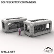 Tabletop Terrain Scatter Terrain Small Sci Fi Scatter Containers