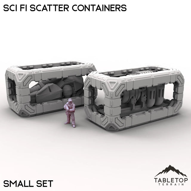 Tabletop Terrain Scatter Terrain Small Sci Fi Scatter Containers