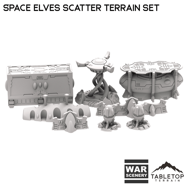Tabletop Terrain Scatter Terrain Space Elves Scatter Terrain Set