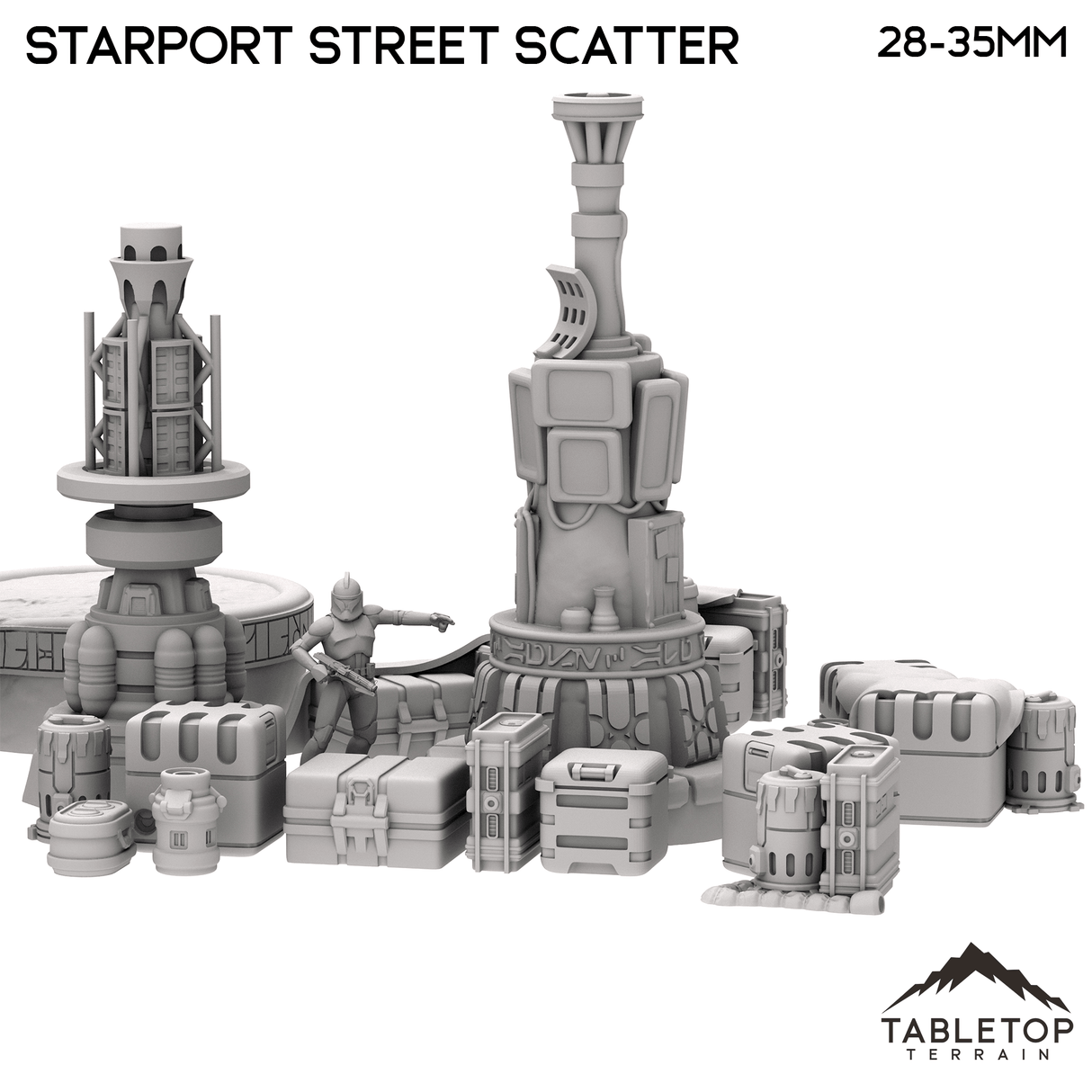 Tabletop Terrain Scatter Terrain Starport Street Scatter