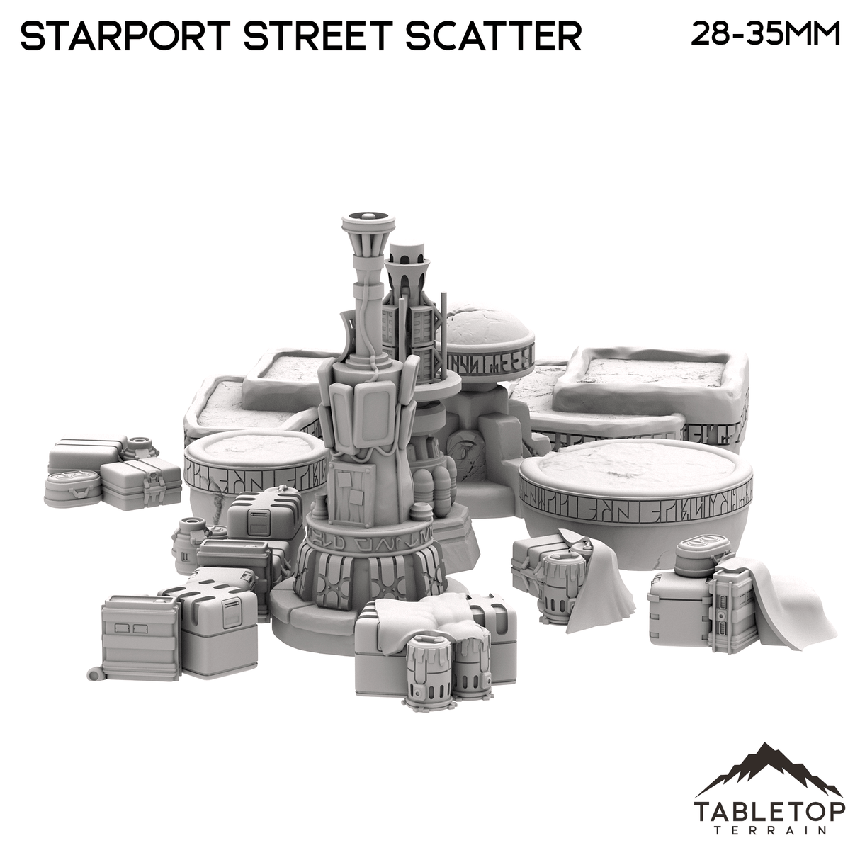 Tabletop Terrain Scatter Terrain Starport Street Scatter