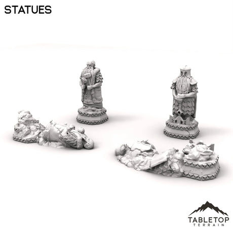 Tabletop Terrain Scatter Terrain Statues - Kingdom of Durak Deep