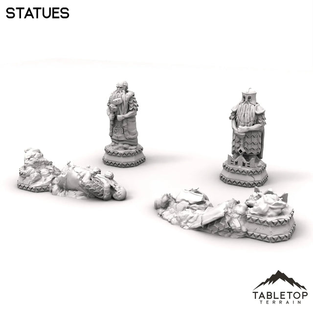 Tabletop Terrain Scatter Terrain Statues - Kingdom of Durak Deep
