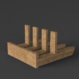 Tabletop Terrain Scatter Terrain Tank Traps - WWII Scatter Terrain