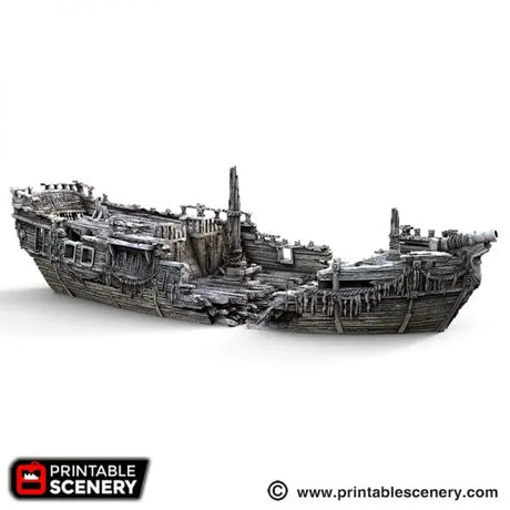 Tabletop Terrain Scatter Terrain The Wreck - Pirate Scatter Terrain