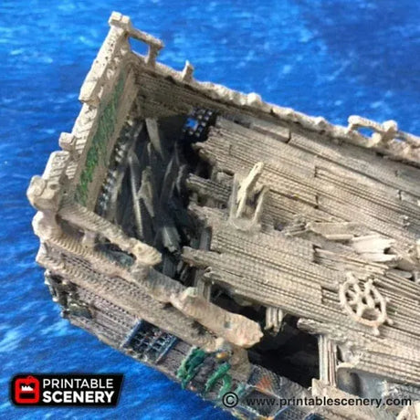 Tabletop Terrain Scatter Terrain The Wreck - Pirate Scatter Terrain