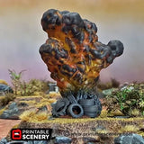 Tabletop Terrain Scatter Terrain Tire Obstacles - Apocalyptic Scatter Terrain