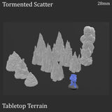 Tabletop Terrain Scatter Terrain Tormented Scatter - Demon Fantasy Scatter Terrain