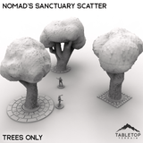 Tabletop Terrain Scatter Terrain Trees Only / 28/35mm Nomad's Sanctuary Scatter