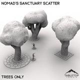 Tabletop Terrain Scatter Terrain Trees Only / 28/35mm Nomad's Sanctuary Scatter