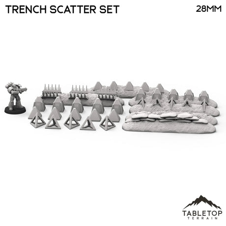 Tabletop Terrain Scatter Terrain Trench Scatter Set