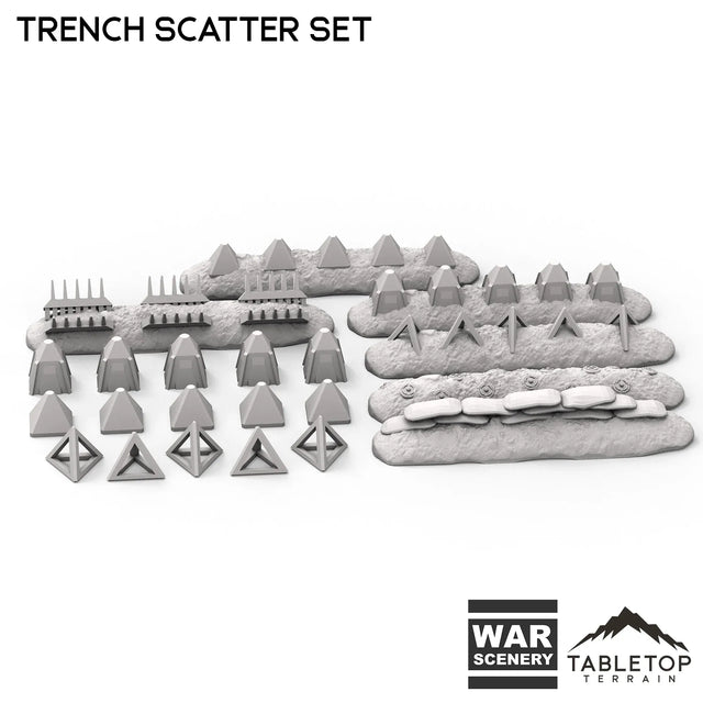 Tabletop Terrain Scatter Terrain Trench Scatter Set