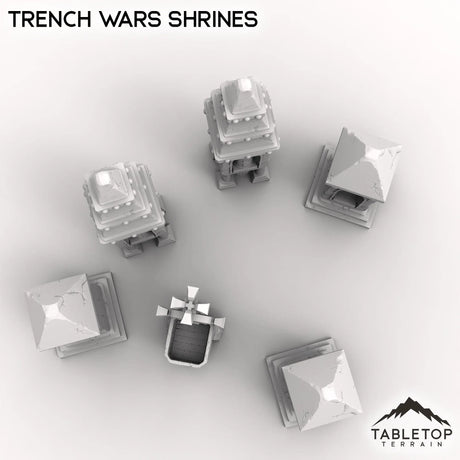 Tabletop Terrain Scatter Terrain Trench Wars Shrines