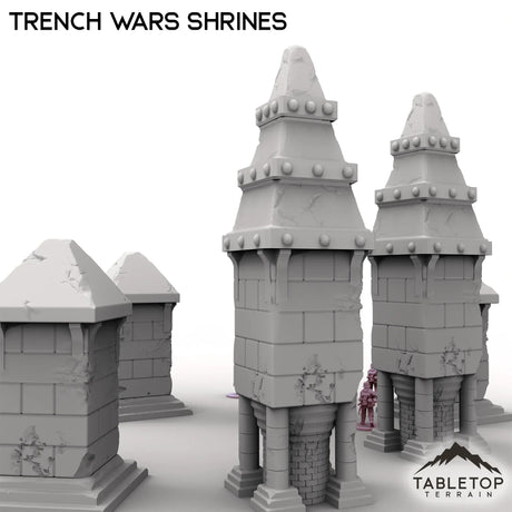 Tabletop Terrain Scatter Terrain Trench Wars Shrines