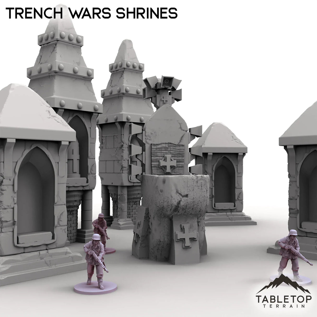Tabletop Terrain Scatter Terrain Trench Wars Shrines