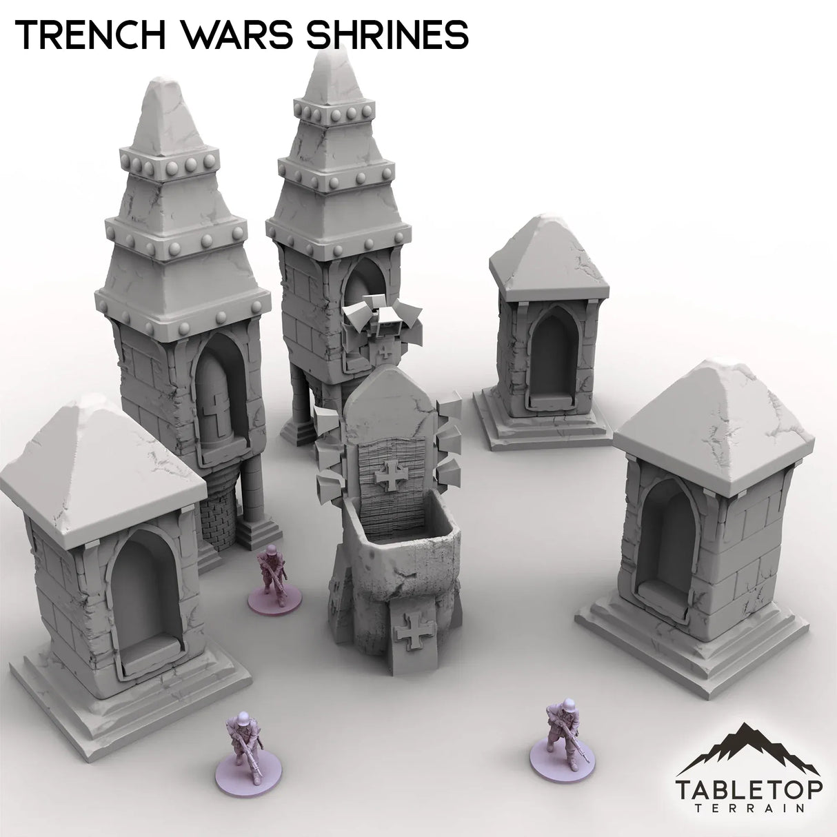 Tabletop Terrain Scatter Terrain Trench Wars Shrines