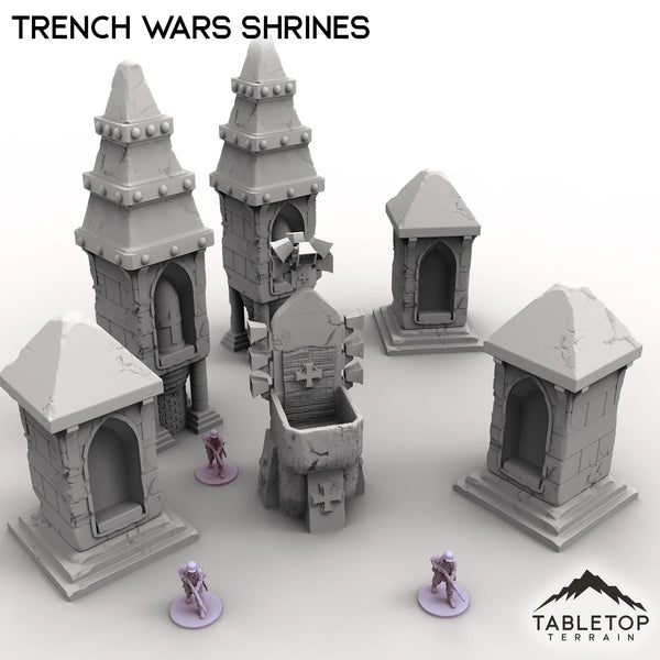 Tabletop Terrain Scatter Terrain Trench Wars Shrines