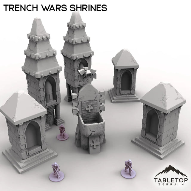 Tabletop Terrain Scatter Terrain Trench Wars Shrines
