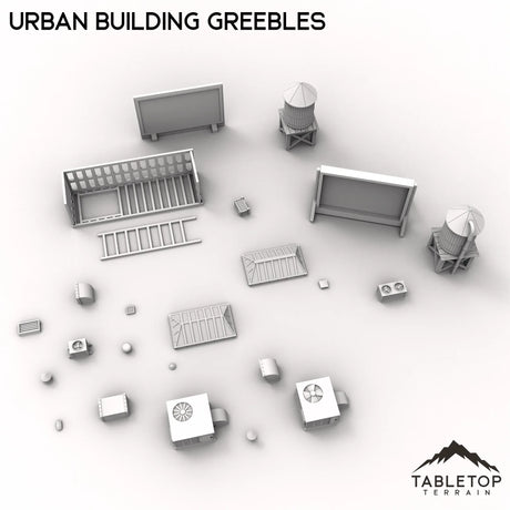 Tabletop Terrain Scatter Terrain Urban Building Greebles - MCP Scatter Terrain