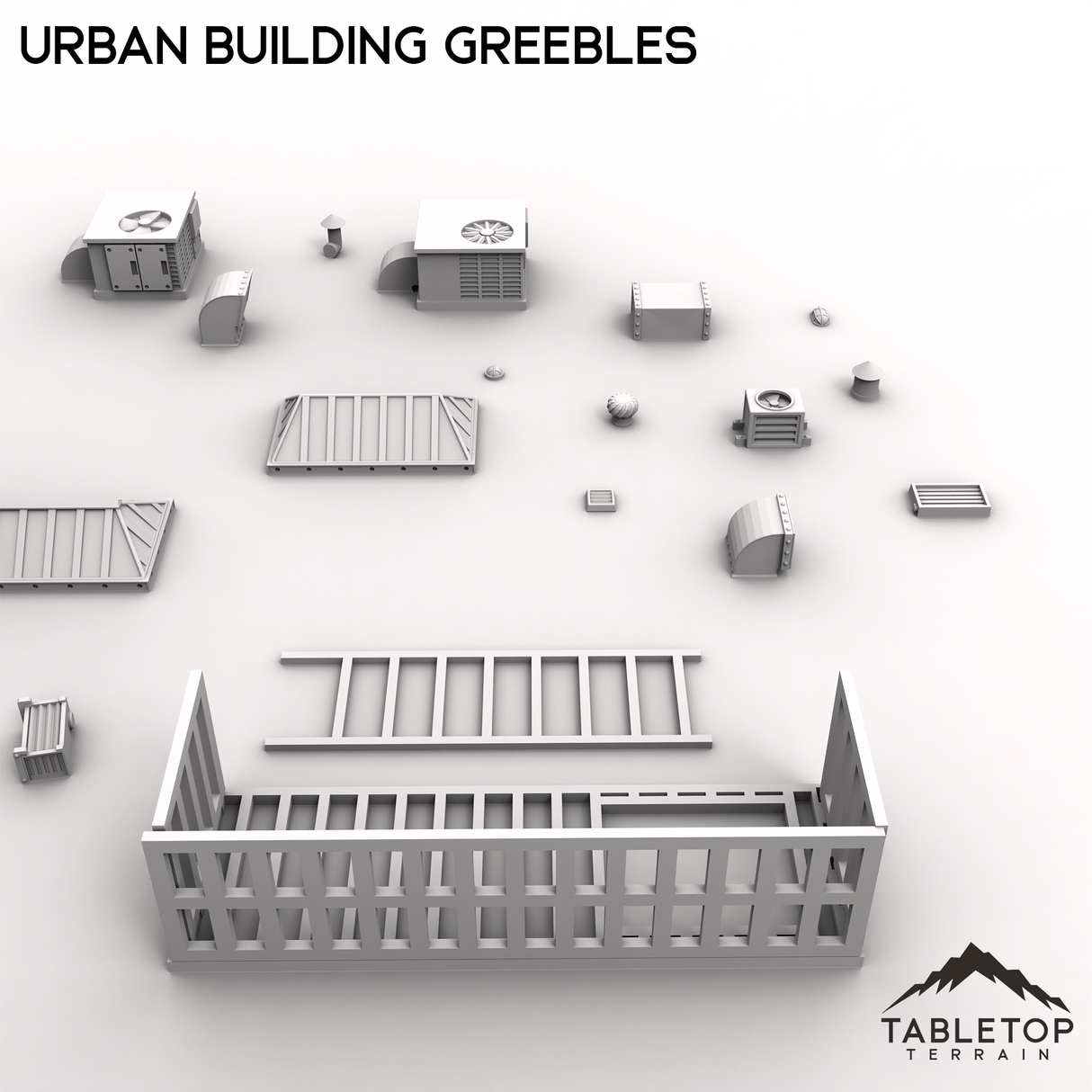 Tabletop Terrain Scatter Terrain Urban Building Greebles - MCP Scatter Terrain