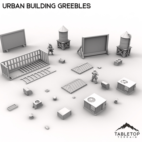 Tabletop Terrain Scatter Terrain Urban Building Greebles - MCP Scatter Terrain