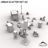 Tabletop Terrain Scatter Terrain Urban Scatter Set #2