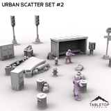 Tabletop Terrain Scatter Terrain Urban Scatter Set #2