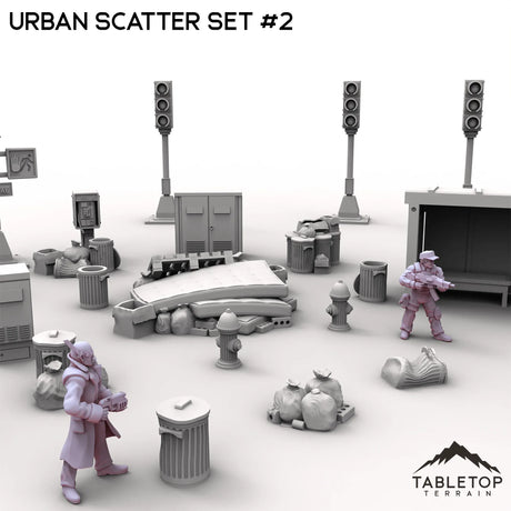 Tabletop Terrain Scatter Terrain Urban Scatter Set #2