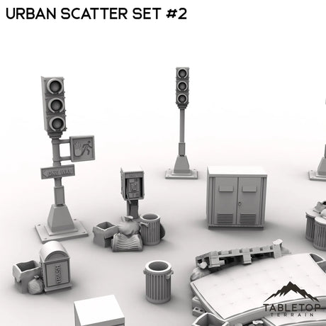 Tabletop Terrain Scatter Terrain Urban Scatter Set #2