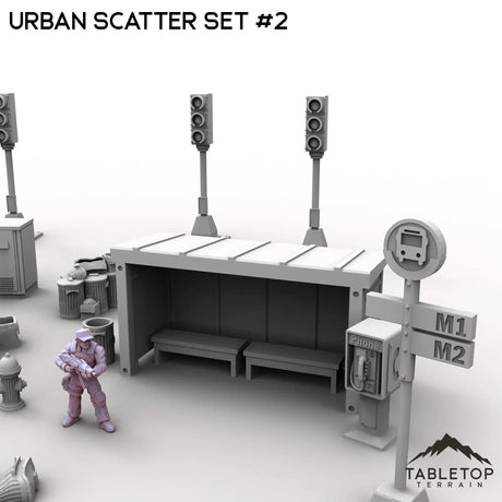 Tabletop Terrain Scatter Terrain Urban Scatter Set #2