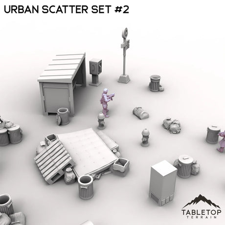 Tabletop Terrain Scatter Terrain Urban Scatter Set #2